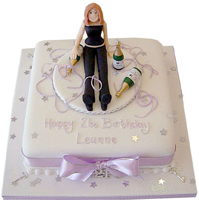 Sock Monkey Birthday Party on Girly Birthday Cakes On 21st Party Girl Celebration Birthday Cake