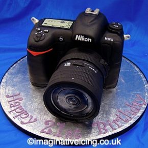 SLR Camera Birthday Cake
