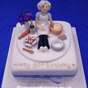 Granny Baker Birthday Cake