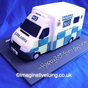 3D NHS Ambulance Cake
