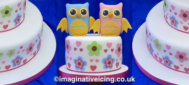 Owl Wedding Cake